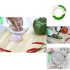 Round Shape Kitchen Cutter With Pp Handle And 420 Stainless Steel For Slicing Meat Vegetables