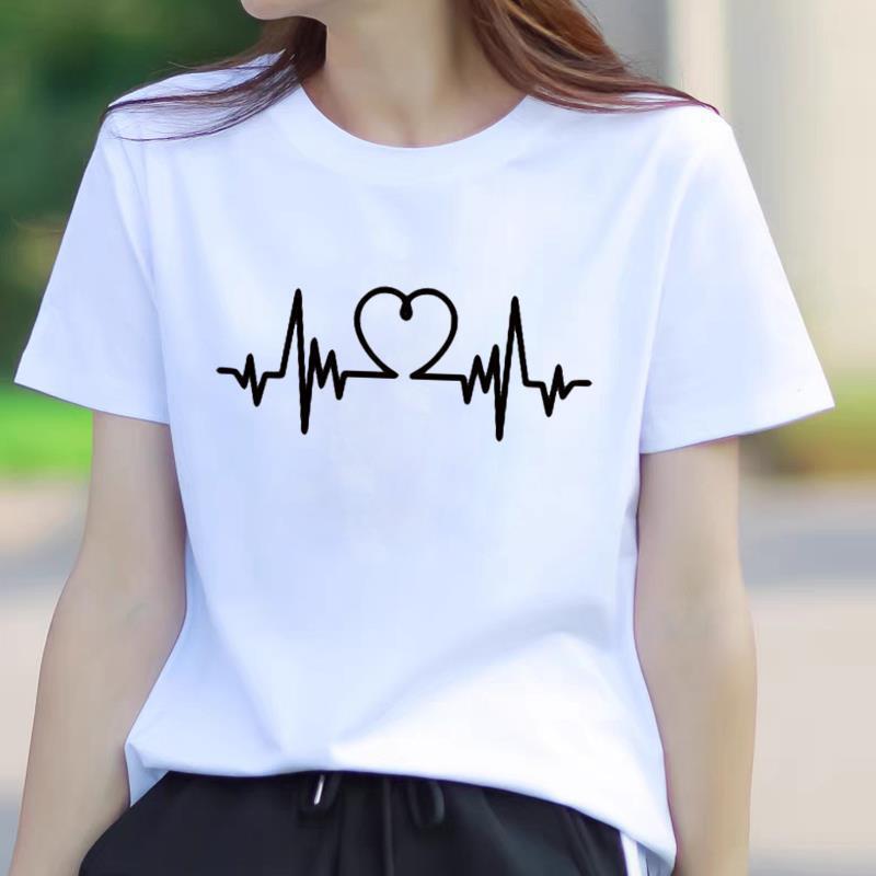 Trendy Summer Women's Short Sleeve T-Shirt - American Korean Style
