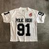 RogueWave Streetwear Jersey Y2K Clothing Mens Hip Hop Letter Graphics Oversized TShirt Punk Rock Breathable V Neck Short Sleeve Tops