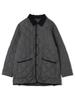 Ships TAION Web Hand Down Quilted Dark Size M Jacket, Exclusive, Washable, Jacket, 2024FW, Men's, Gray, (114550290)