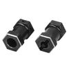 4PCS 12mm RC Wheel Hex Hub with 20mm Offset Extension Crawlers Wheel Hex Drive Adapter for 1Celsius10 RC Crawler Repairing and Upgrading