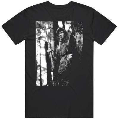 Rambo First Blood Maglietta Classica Retro per Fan del Film v3