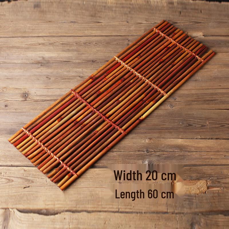 Handwoven Purple Bamboo Tea Mat