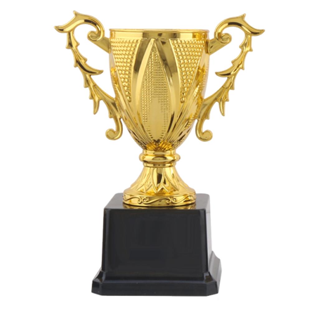 Gold Awards Trophy Multi-Purpose Plastic Model Trophy Reusable Sports Meet Medals for  Sports Meet Dancing Competition
