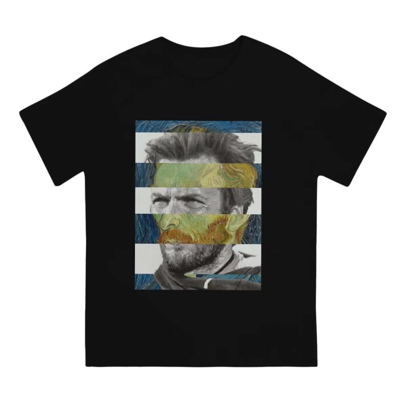 Vincent Van Gogh Post-Impressionist Painter Man TShirt Self Portrait Clint Eastwood Individuality T Shirt Original New Trend ... S