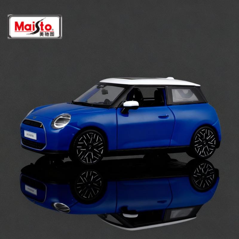 Maist 1:24 MINI COOPER SE Alloy Mini Car Model Diecast Metal Classic Retro Car Vehicle Model Simulation Collection Kids Toy Gift