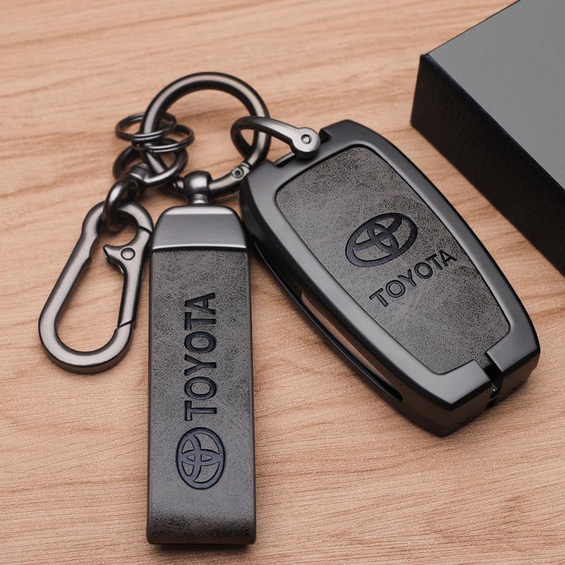 AOP1 Car Remote Key Case Cover for Toyota GR RAV4 Crown Hilux Fortuner Corolla SE 2023 Camry Yaris Land Cruiser Prado Venza Accessory