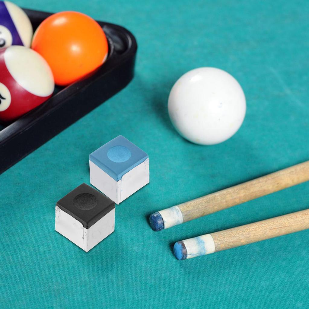 12Pcs Billiard Pool Cue Chalks Fine Texture Smooth Coating for Ball Pool Chalk