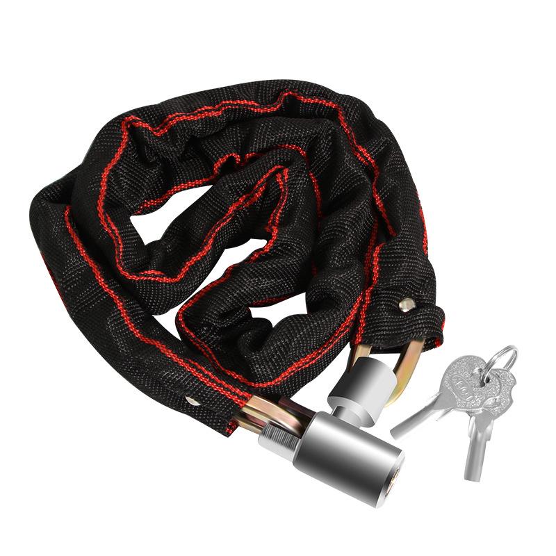 Přenosný protizlodějský řetězový zámek na kola a motocykly