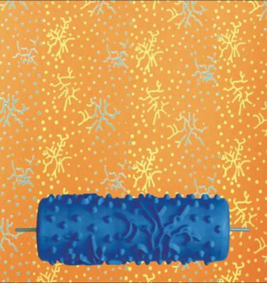 5-Inch Liquid Wallpaper Pattern Roller - DIY Stippling & Wall Painting Tool