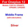 For OnePlus Oneplus 1+ 9 11 11R 12 13 Middle Frame Housing Front Frame Cover Housing with Side Button Replacement Parts