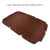 Outdoor Swing Canopy Waterproof Porch Top Cover Replacement UV Proof for Patio Yard Chair Brown
