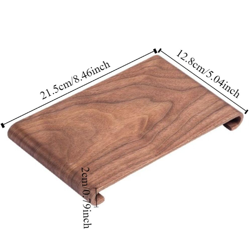 Black Walnut Heat-resistant Tray Rectangular Coffee Table Tray Walnut Tea Tray  Restaurant