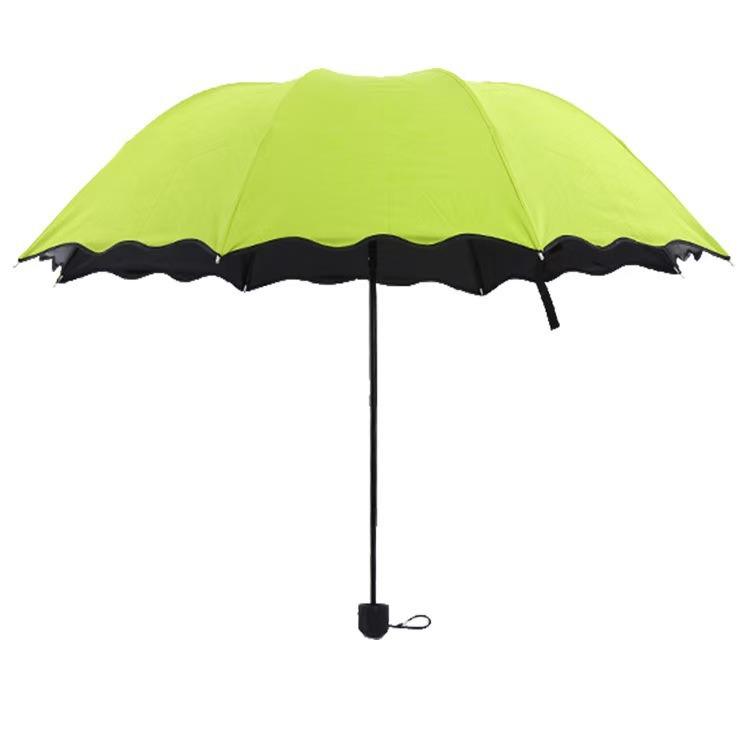 Creative Folding Water-Activated Blooming Lotus Umbrella - Weather-Resistant, Sun Protection, and Customizable Advertising Umbrella.