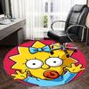 Maggie Simpson,Bow Tie Chair mat Round Rug Office carpet, Non slip, Suitable for Living Rooms, Bedrooms,Decor1205823a