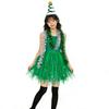 Mprocen Christmas Tree Cosplay Costume with Green Tulle Skirt, Parent-Child Coordination, Unisex, Star-Shaped Hair Accessory, Socks Included, Perfect