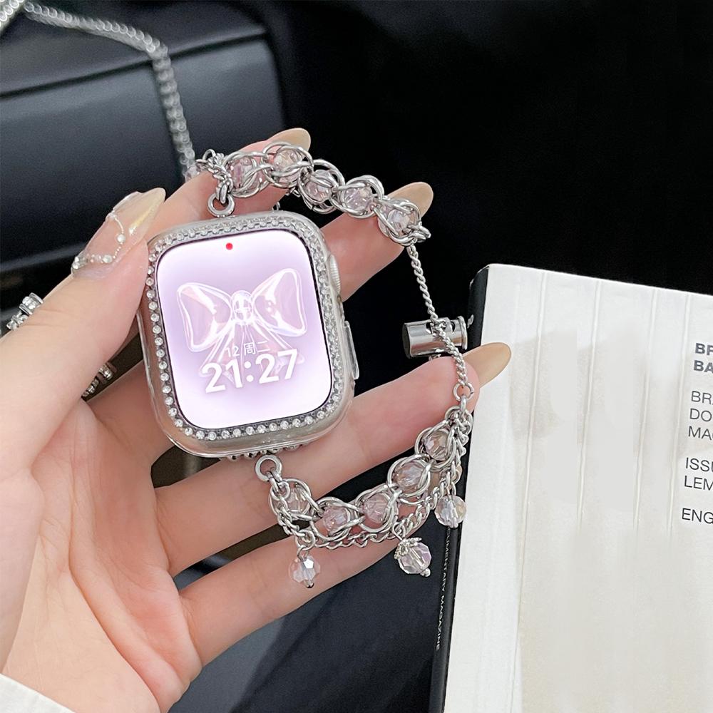 18mm 20mm 22mm Damenarmband für Samsung Galaxy 6 5 4 40mm 44mm 6/4 Classic Active 2 Schmuckband für Huawei GT4 41mm Amazfit GTS4