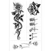 Butterfly Ghost Bow Flower Kitten English Short Sentences Multi-Picture Finger Tattoo Sticker