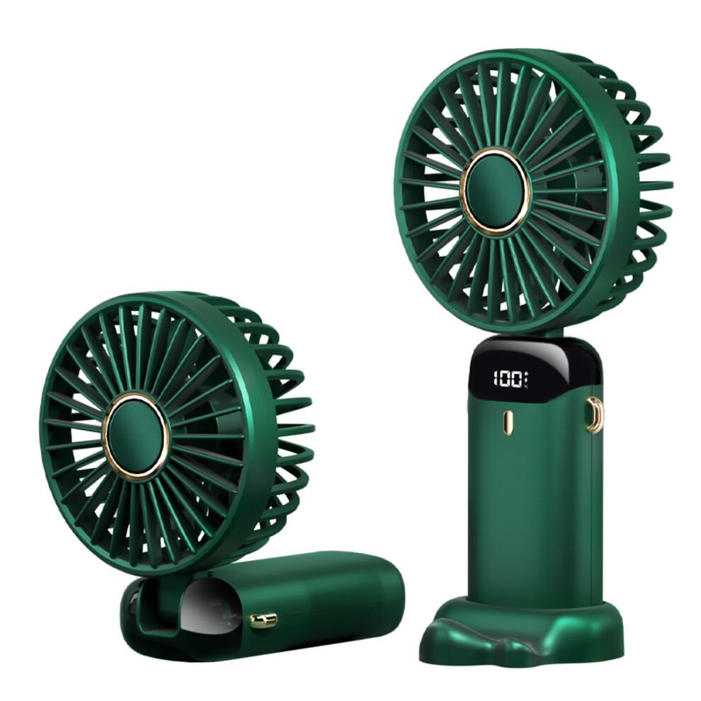 Mini tragbarer Handventilator 5 Geschwindigkeiten, 90° faltbar, wiederaufladbar, 190g