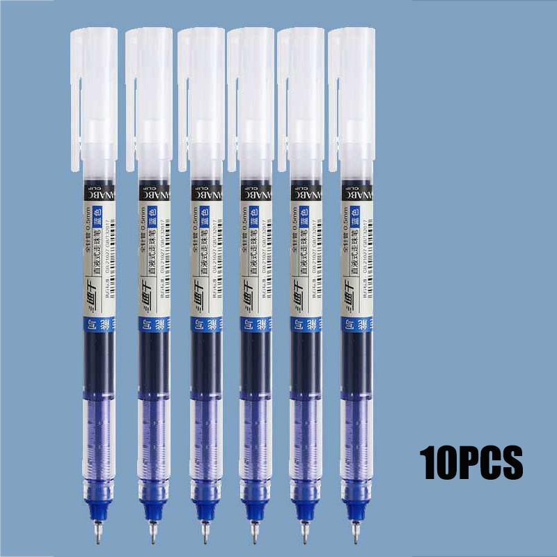 Schnell trocknender, gerader, flüssiger, voller Nadelschlauch, 0,5 Kohlenstoff-Wasserstift, Schule, Büro, Schreibbedarf, Studenten-Briefpapier, Schulbedarf