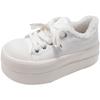 Thick-soled Big-headed Shoes Women's New Winter Sports Shoes Fashionable Warm and Heightening Casual Board Shoes