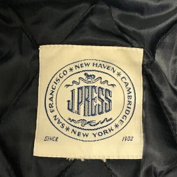 J.PRESS Wool Pea Coat Navy Men's S(USED)