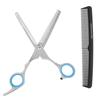 2pcs Hair Scissors Comb Set Salon Professional Barber Hair Thinning Cutting Hairdressing Scissors Comb