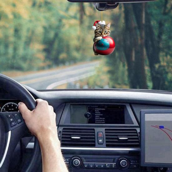 Cat Car Charms Are Brightly Colored and Won't Fade Over Time. There 9 Different Styles of Pendants To Meet All Your Needs! This Is an Especially Great