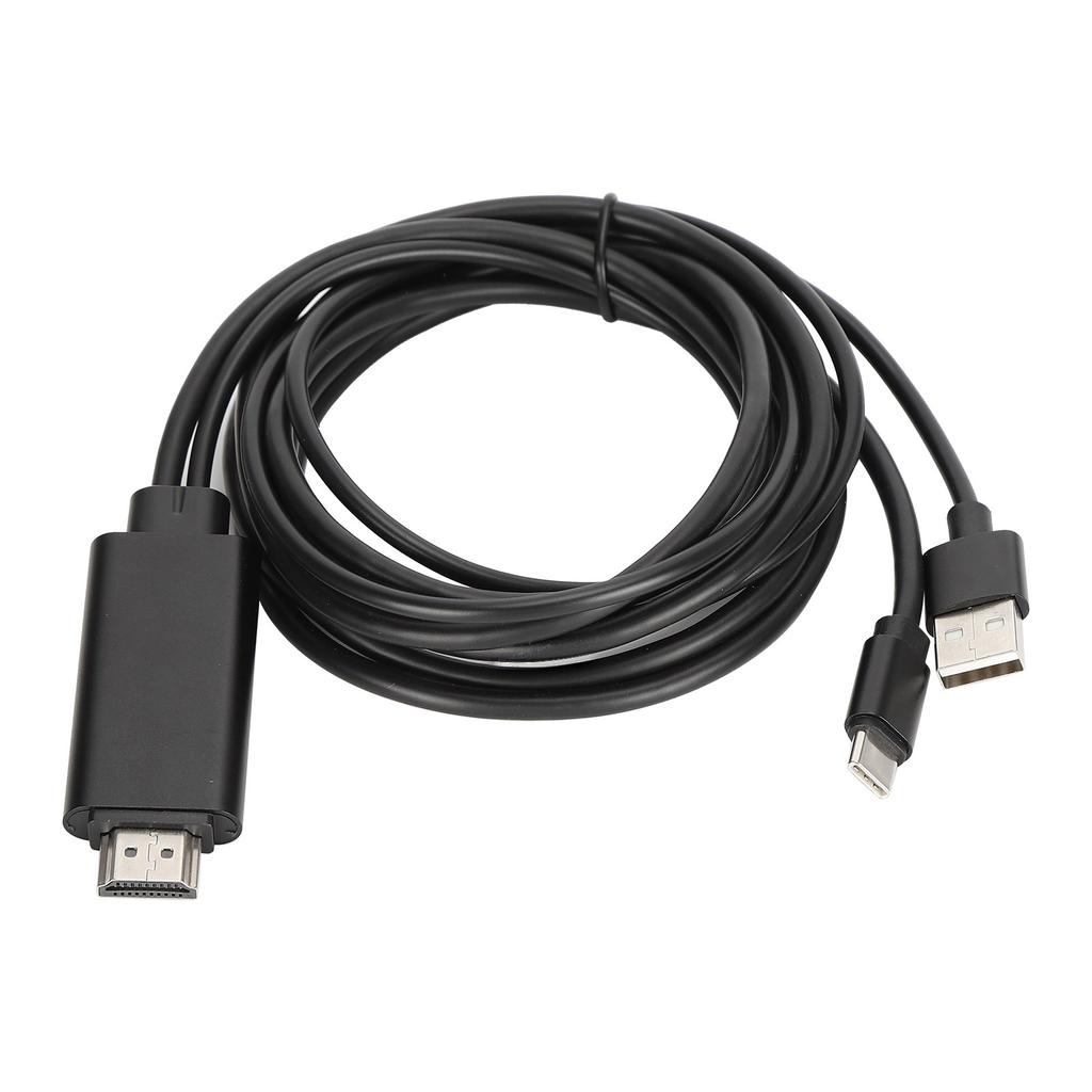 1.8M 4K Type C to HD Multimedia Interface Cable Mobile Phone to HDTV Sync Screen Cable