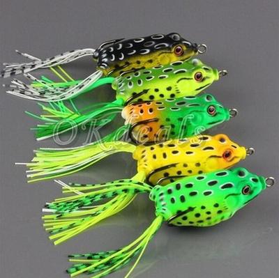 5 stücke Netter Frosch Top wasser Kurbel köder Haken Bass Angeln Köder Köder Tackle Neue