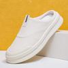 2026 Men's Breathable Mesh Half Slippers - Trendy, Versatile, Closed-Toe Design for Youth