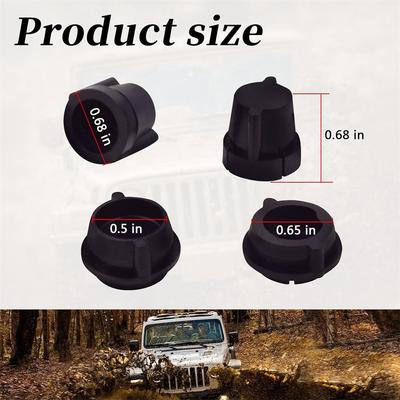 Juego de 4 Bujes de Varillaje de Limpiaparabrisas Para Jeep Wrangler YJ 87-95