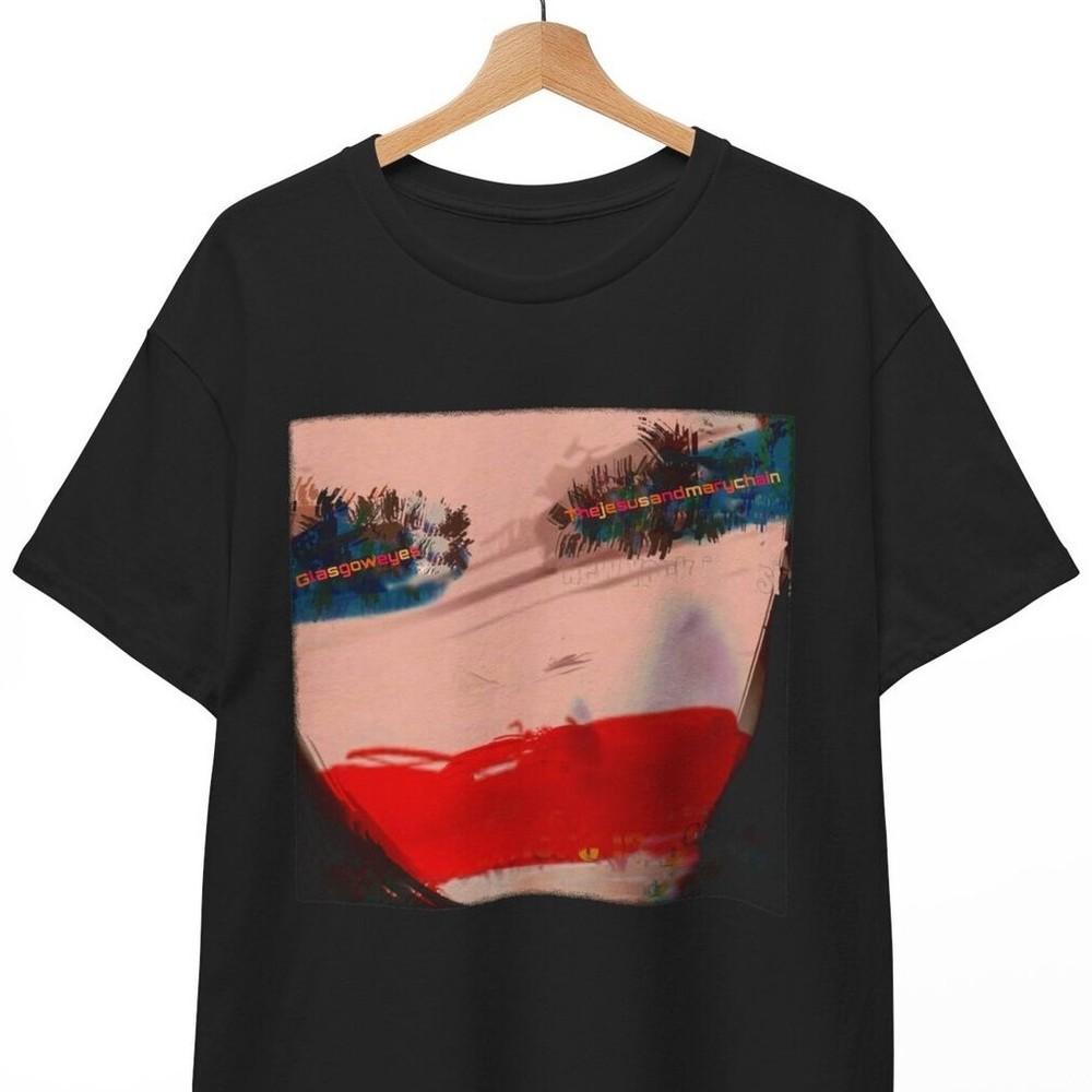 The Jesus & Mary Chain T-Shirt, Glasgow Eyes, Darklands, Rock Unisex Tee Unisex T-Shirt L