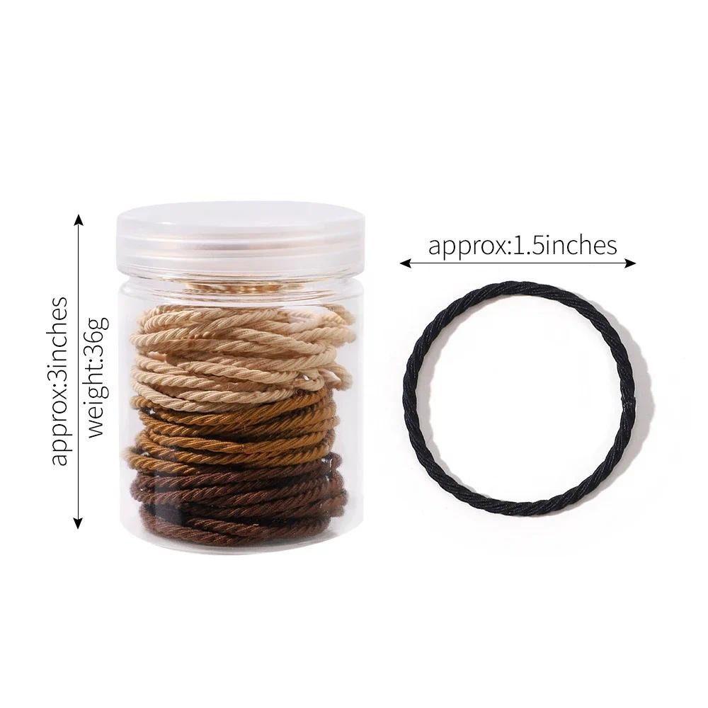 50PCS Strong Elasticity Hair Tie Candy Color Hair Rope Fashion Hair Accessories