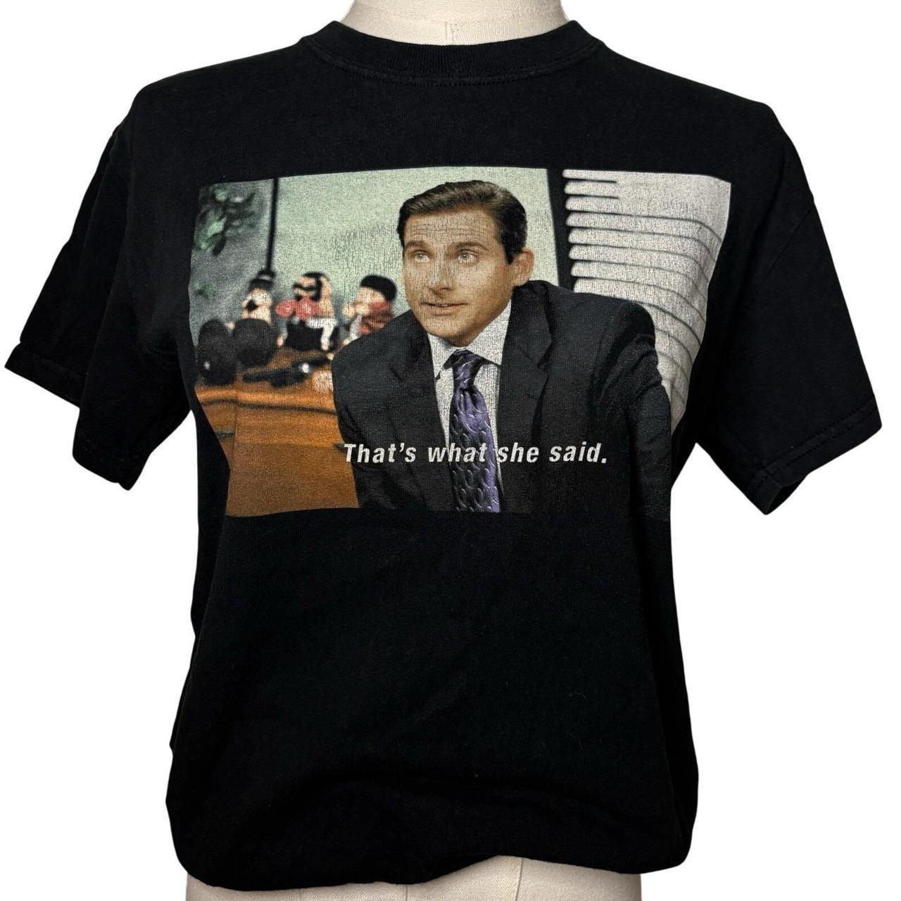 The office that s what she said tshirt Unisex T-Shirt L