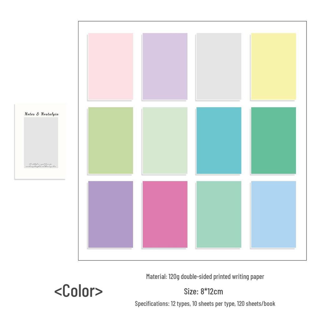 Super Thick Dot Pattern Sticky Notes for Journals - Non-Adhesive Collage Paper, M5 Inner Pages, Book Planner