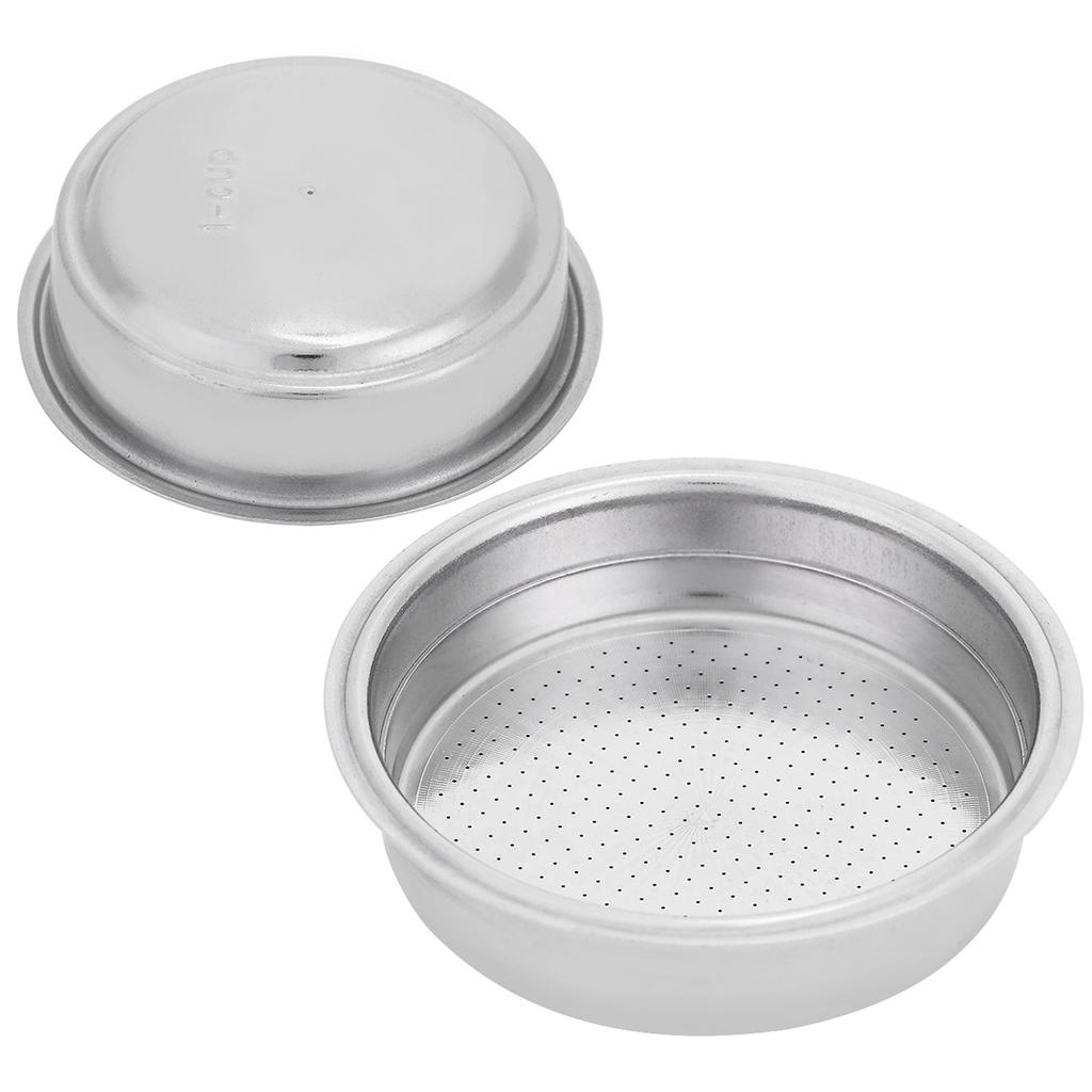 Double Layer Stainless Steel Coffee Filter Pressurized Filter Basket Coffee Machine Accessories