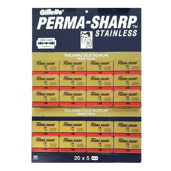 

Gillette Permasharp 5 Бритвенные бритвы Таблица цветов 20 шт.