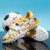 Children's Football Shoes Broken Nails Tf Children's Mesh Mesh Children's Primary School Students Velcro Training Shoes