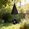 Windglocken Gartendekoration Mit Kreativem Dreieckigen Design Für Außenhofdekoration