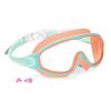 Large Frame Plated Waterproof Anti-Fog Swimming Goggles with One-Piece Earplugs for Men and Women
