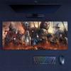 The Lord of the Rings Mouse Pad, Large Gaming Desk Mat, Non-slip XXL Mousepad for Laptop & Tablet, Mini PC Playmat with Stitched Edges