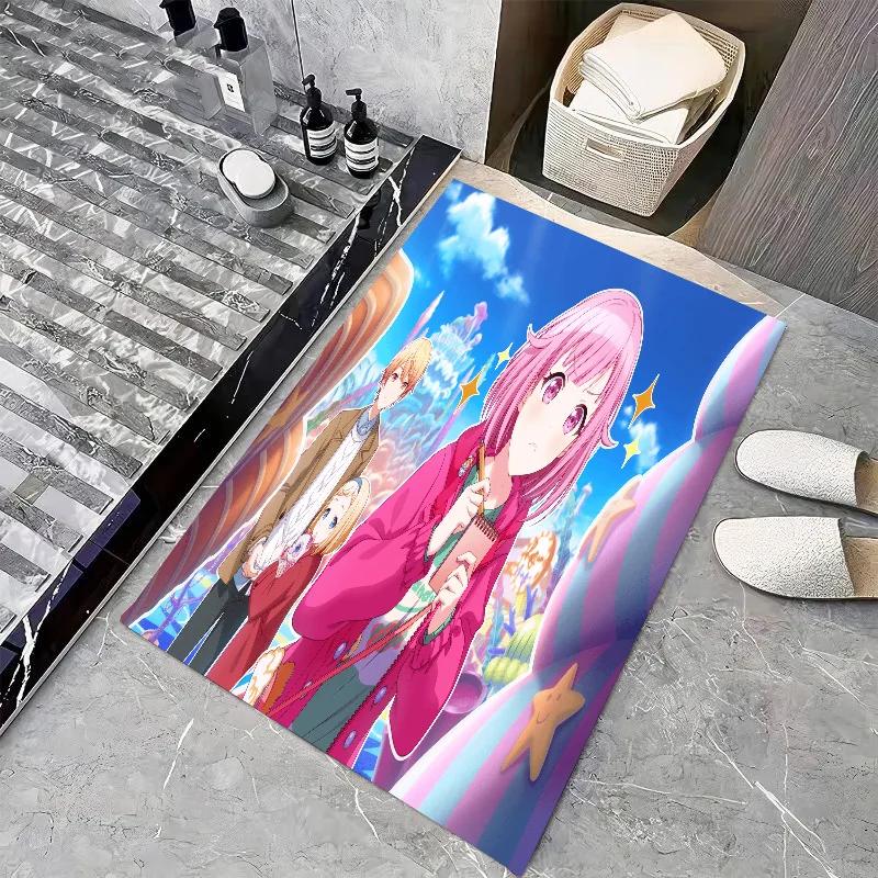 1pc Project S-Sekai Bathroom Absorbent Mats Anti-Slip Mats Home Decor Supplies Carpets Home Kitchen Floor Mats