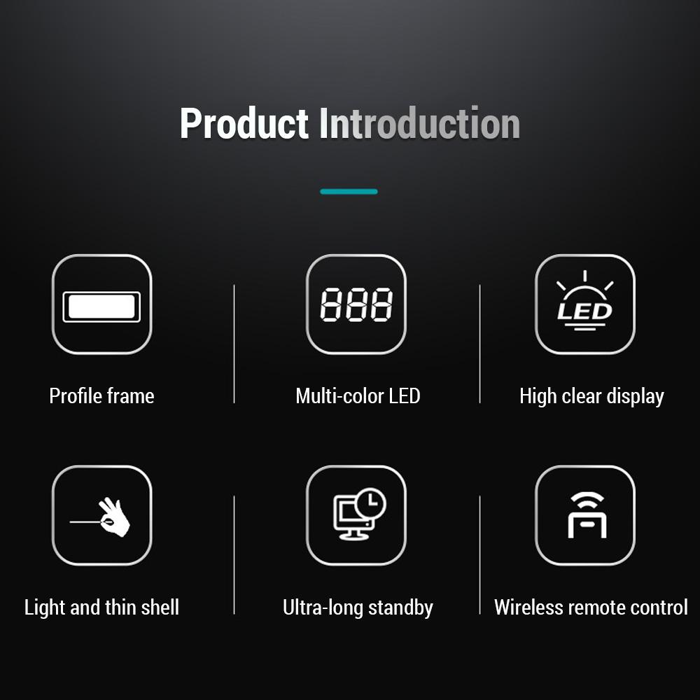 Elektronisk resultattavla med fjärrkontroll 10-siffrig professionell tennisresultattavla lättviktig och
