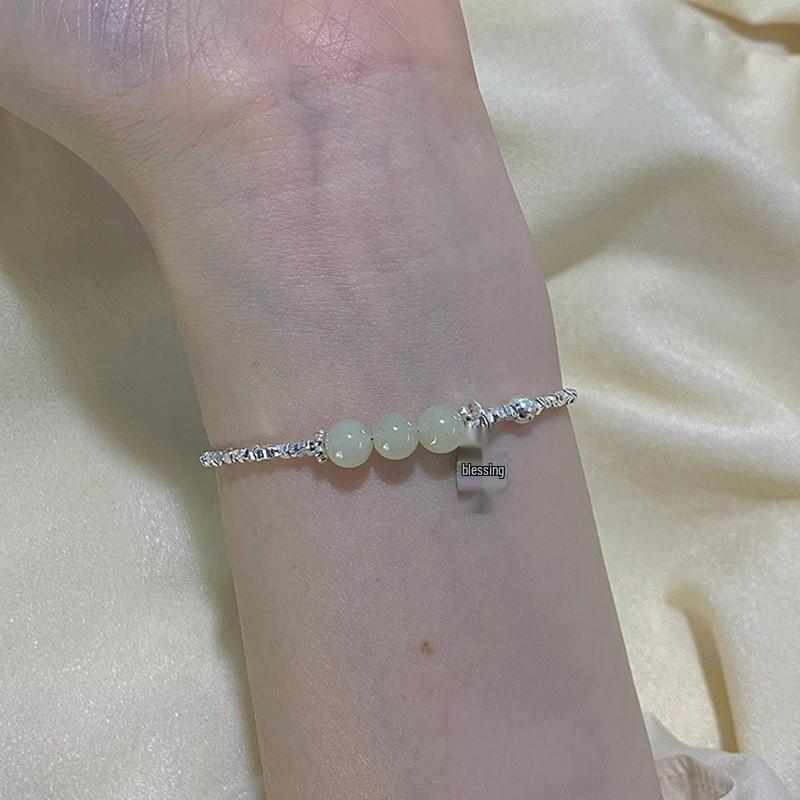 Korean Pearl & Sterling Silver Beaded Bracelet: Non-Fading, Summer Women's High-End Jewelry.