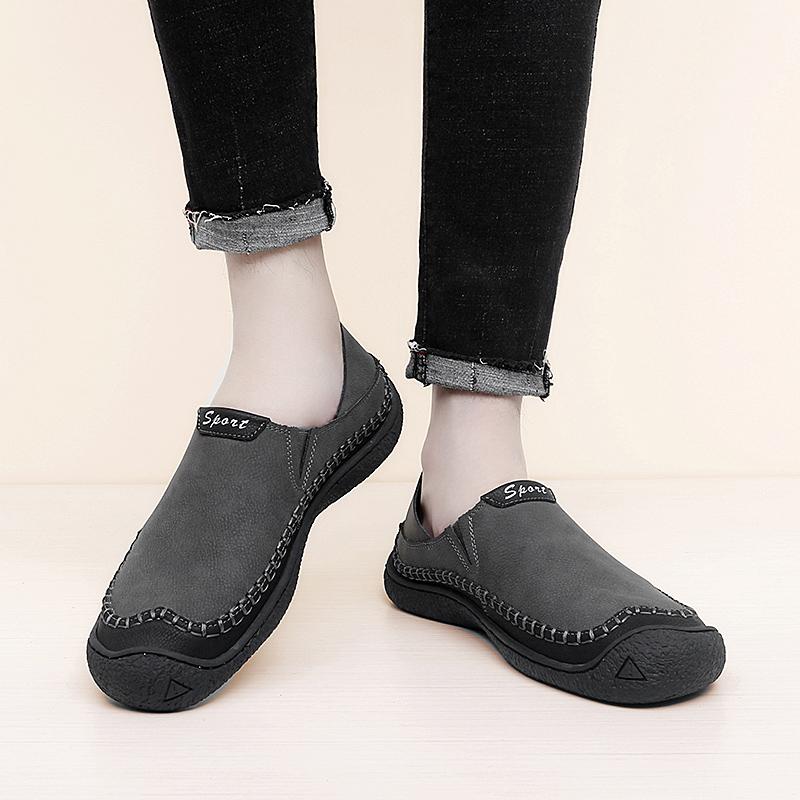 Hot Men Leather Casual Lightweight Shoes Outdoor Comfortable High Quality Fashion Soft Classic Non-slip Flats