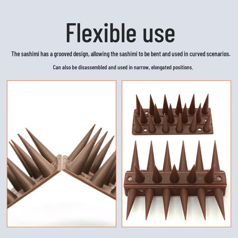 Multi-Purpose Pest Deterrent Spikes 12 Spikes + 24 Zip Ties