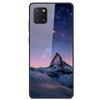 For Coque Samsung Note 10 Lite Case Tempered Glass Planet Space Cover for Samsung Galaxy Note10 Lite Case S10 Lite Glass Case