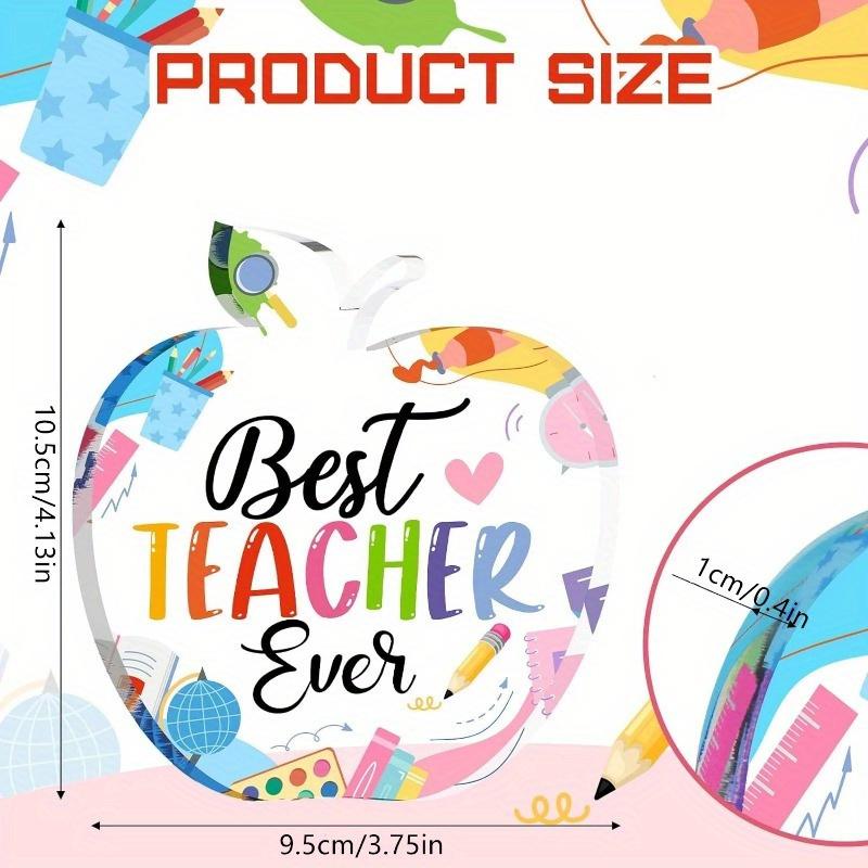 Apple Paperweight Keepsake: Teacher Appreciation/Birthday Gift (Women). Thank You, Grad Party Gift for Office/Classroom.