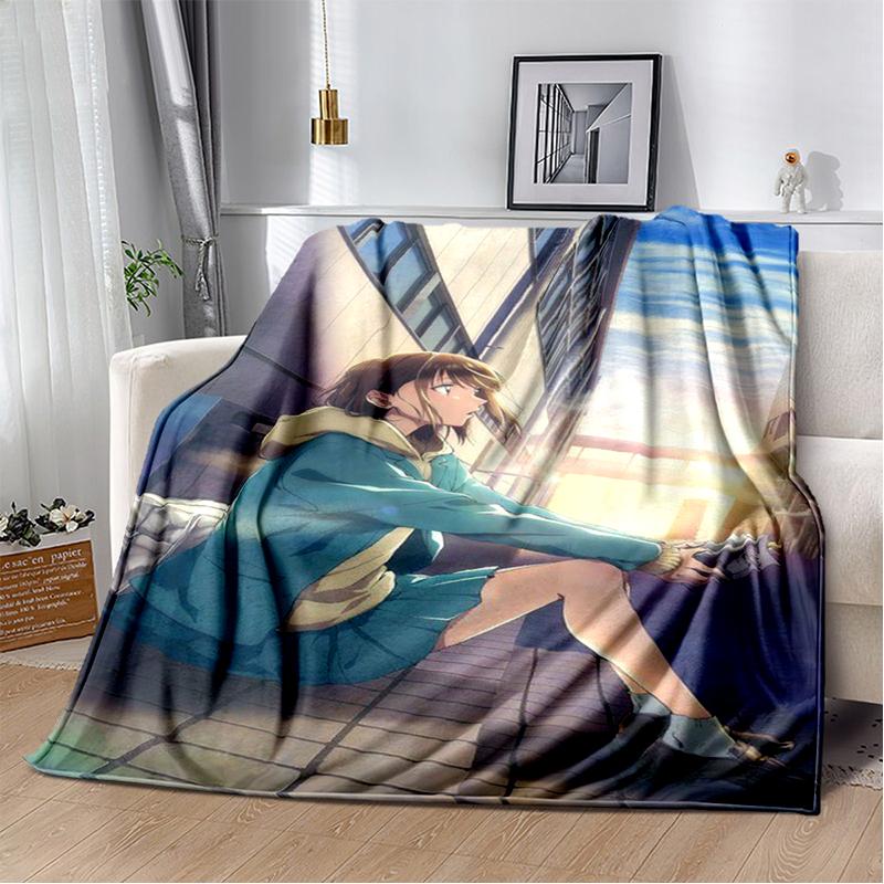 3D Cartoon Blue Box Ao No Hako Love Anime  Blanket,Soft Throw Blanket for Home Bedroom Bed Sofa Picnic Travel Office Cover Kids